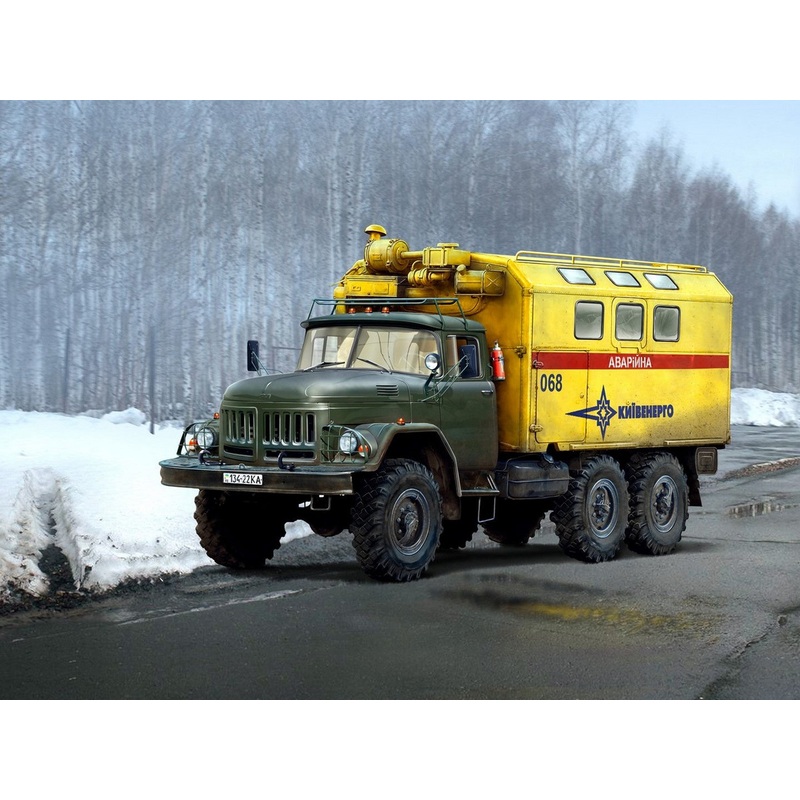 ZiL-131 Emergency Truck Soviet Vehicle