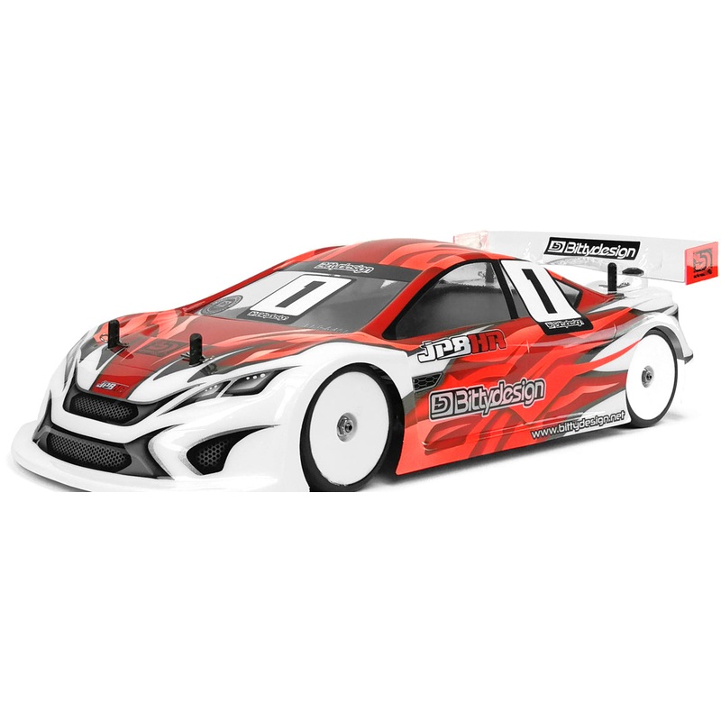 Bittydesign Body shell JP8HR 1/10 TC 190mm body (Light) - Clear