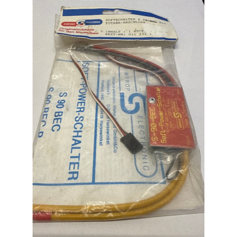 Simprop S-90-BEC Soft Power ESC - 6 to 10cells (nimh)