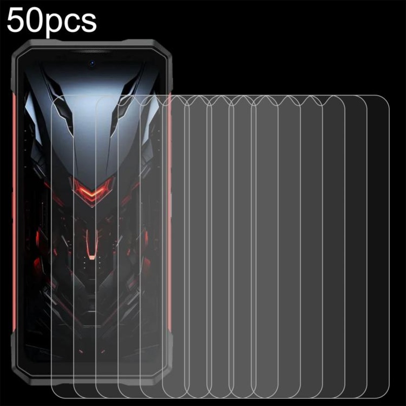 For DOOGEE S200 Plus 50pcs 0.26mm 9H 2.5D Tempered Glass Film