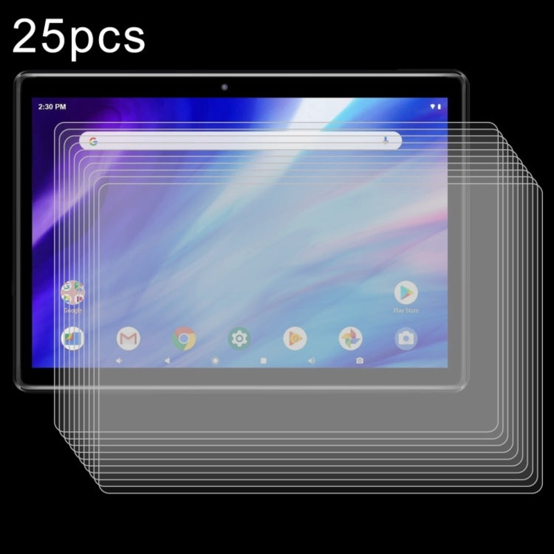 For PRITOM M10 10.1 25pcs 9H 0.3mm Explosion-proof Tempered Glass Film