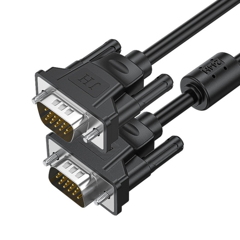 JINGHUA VGA3+6 Computer Monitor Screen Connection Cable VGA Display Connection Wire, Size: 3m(Black)
