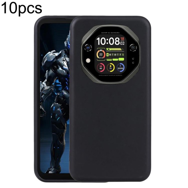 For Blackview Oscal Tank 1 10pcs TPU Phone Case(Black)