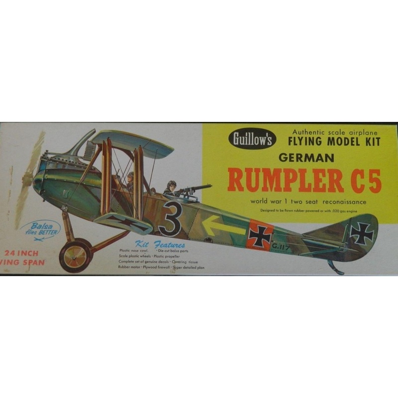 Guillows Rumpler C5 Kit GUI206 - Vintage Kit New in Box