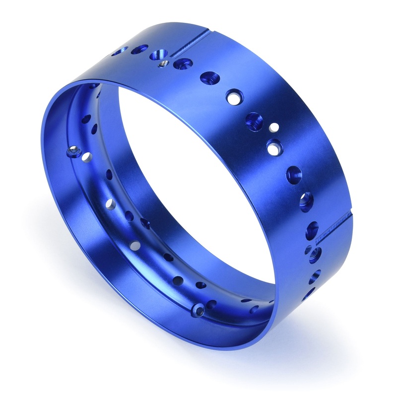 Proline 1/4 Pro-Spec Aluminum Rear Rim Blue: Promoto-SM G-PRO284805