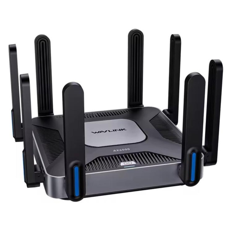 WAVLINK WN592AX6 2.5G Multi Gig Port Quad Core CPU AX6000 Dual Band WiFi 6 Router, Plug:UK Plug