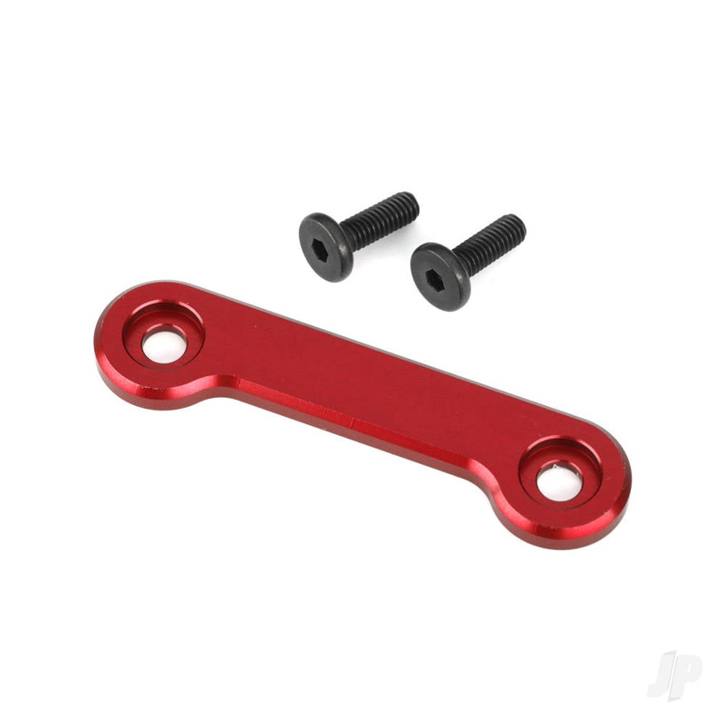 Wing washer 6061-T6 aluminium (red-anodised) (1)/ 4x12mm FCS (2)