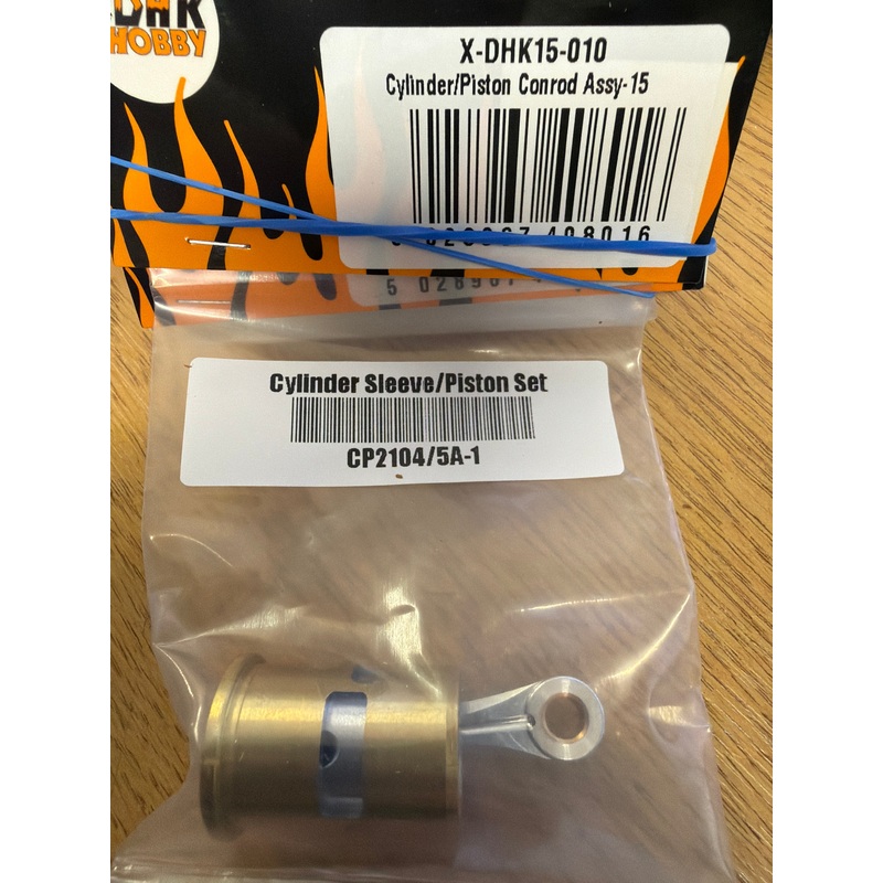 DHK RC Car Spares .15 - Cylinder & Piston Conrod Assembly X-DHK15-010 (Box 114)