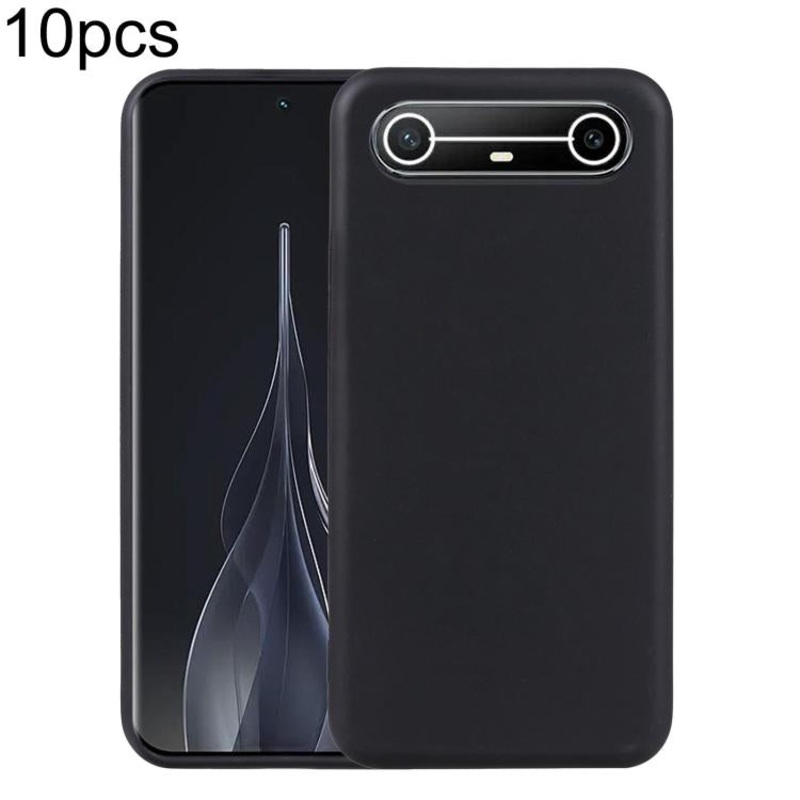 For Tecno Spark Slim 10pcs TPU Phone Case(Black)