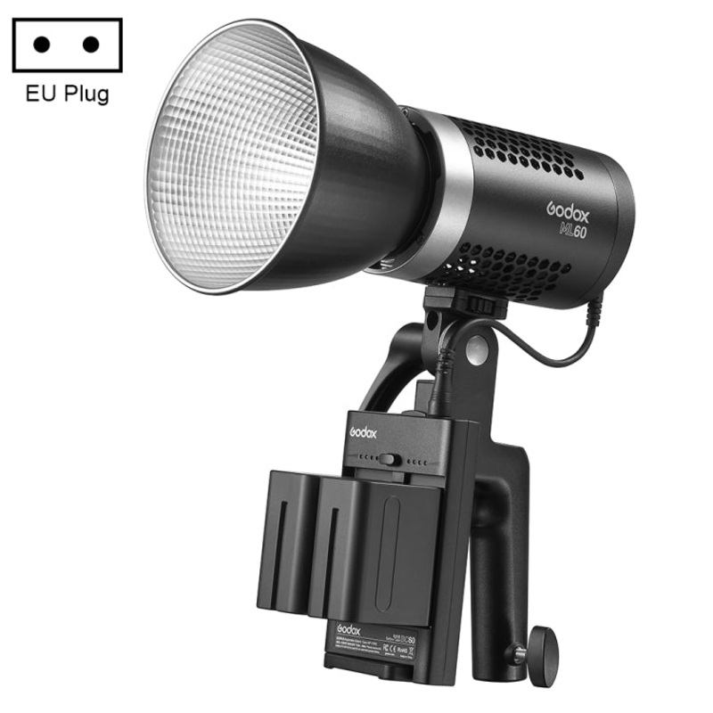Godox ML60 60W LED Light 5600K Video Studio Flash Light(EU Plug)