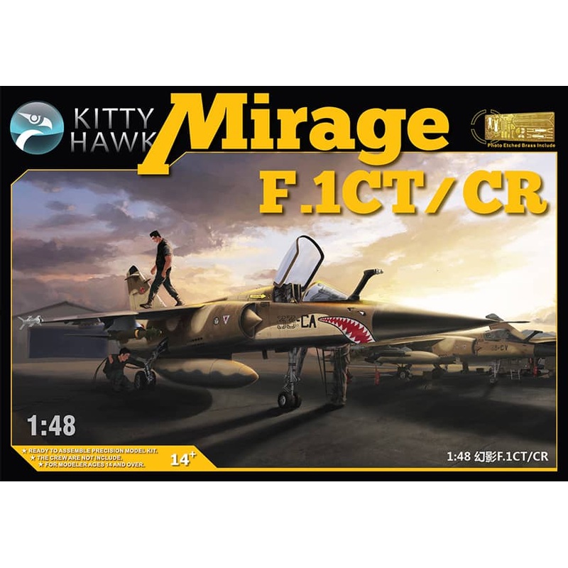 Kitty Hawk 1/48 Mirage F.1CT/CR Model Kit