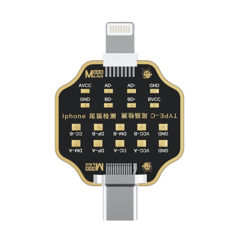 MaAnt Non-Remove Phone Tail Plug Charging Fault Test Board for iPhone / Android