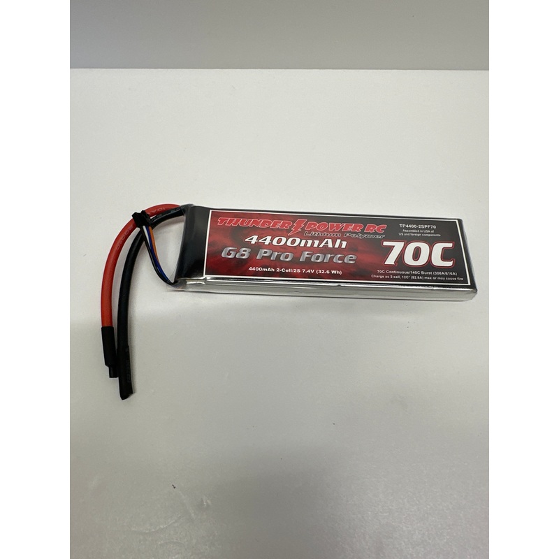 Thunder Power Lipo 7.4v 2 cell 4400mah 70C