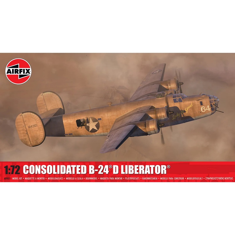 Airfix 1/72 Consolidaed B-24 D Liberator Kit A09011