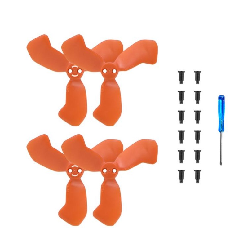 For DJI NEO 2 Flymile 2pairs Drone Propeller Protection Bracket(Orange)