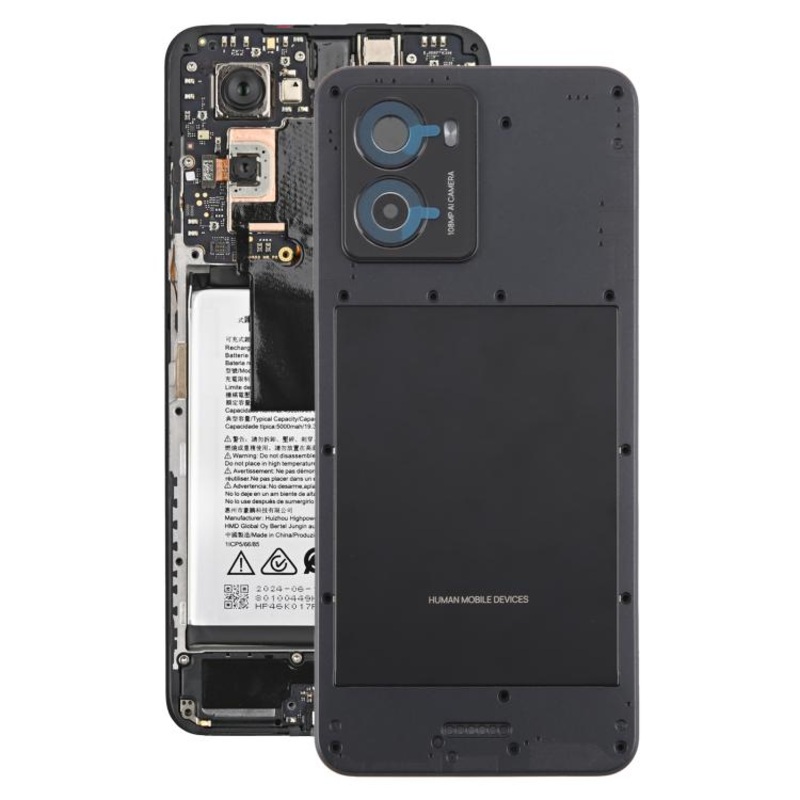 For HMD Fusion Original Back Cover(Black)