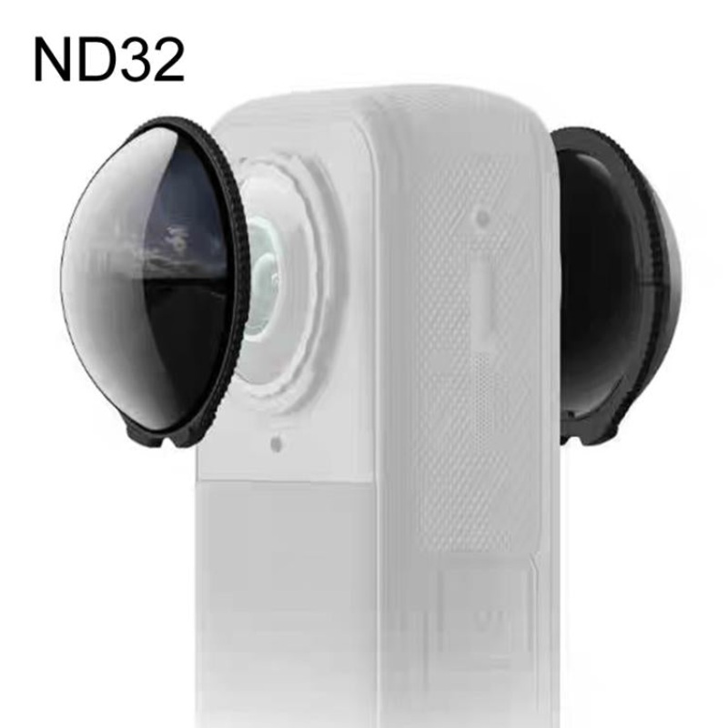 For Insta360 X5 2pcs /Box Panoramic Action Camera Filters Neutral Density Filters Glass Protective Filters, Spec: ND32