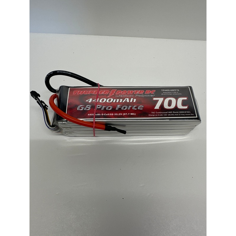Thunder Power Lipo 22.2v 6 cell 4400mah 70C