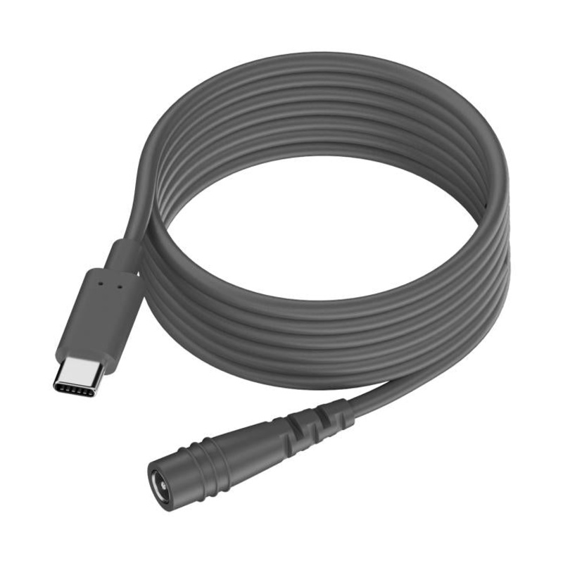 Type-C to DC 5.5x2.1mm 100W Computer Charging Adapter, Length:3m