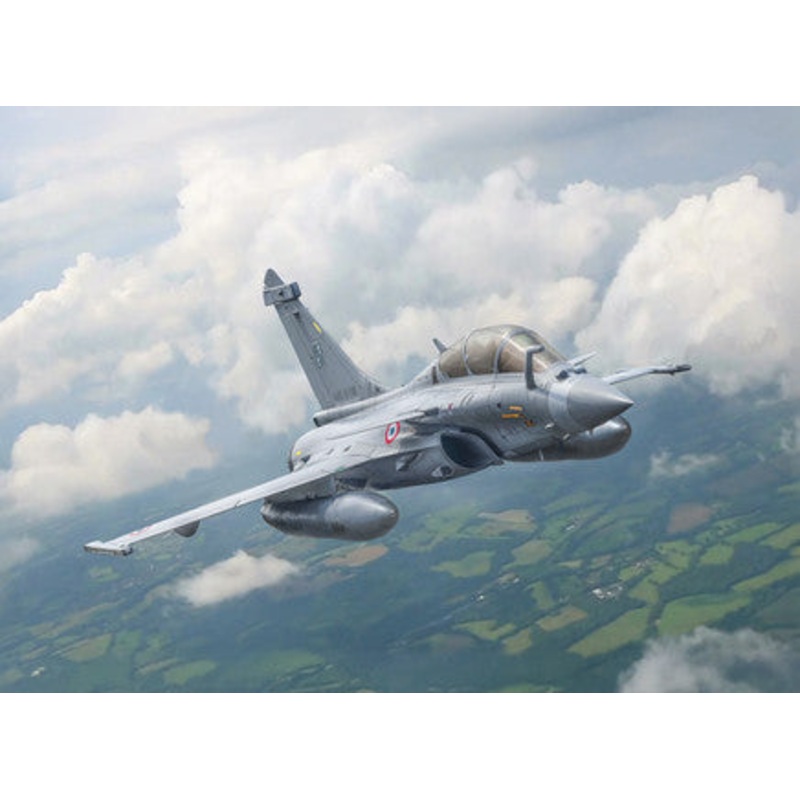Italeri 1/72 Rafale B Two-Seat French Fighter Aircraft Kit 90092