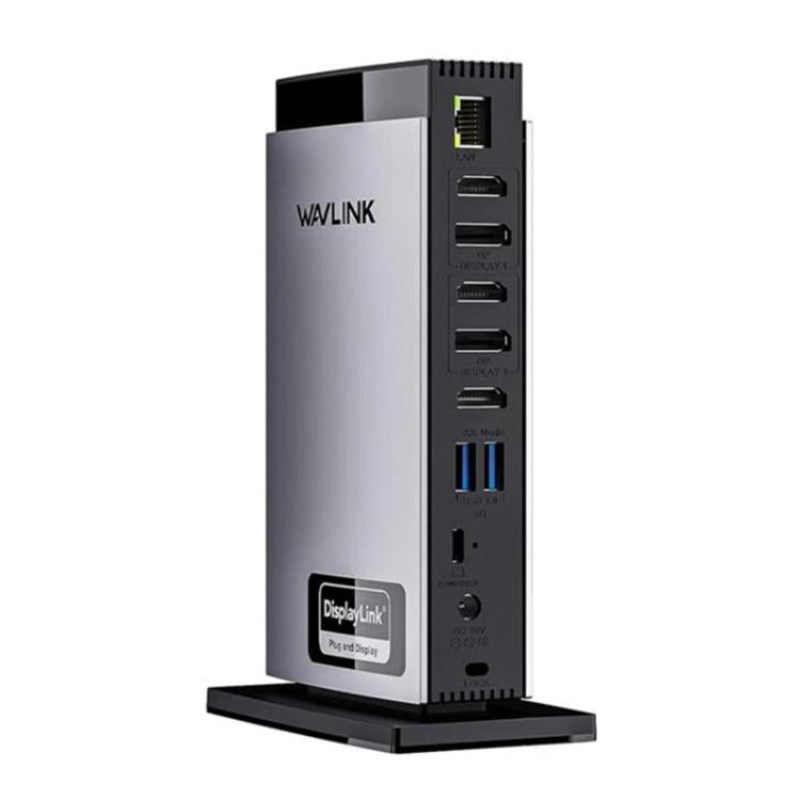 WAVLINK WL-UG69PD13Pro DisplayLink Docking Station 15 in 1 USB-C Hub for MacBook Laptop(EU Plug)