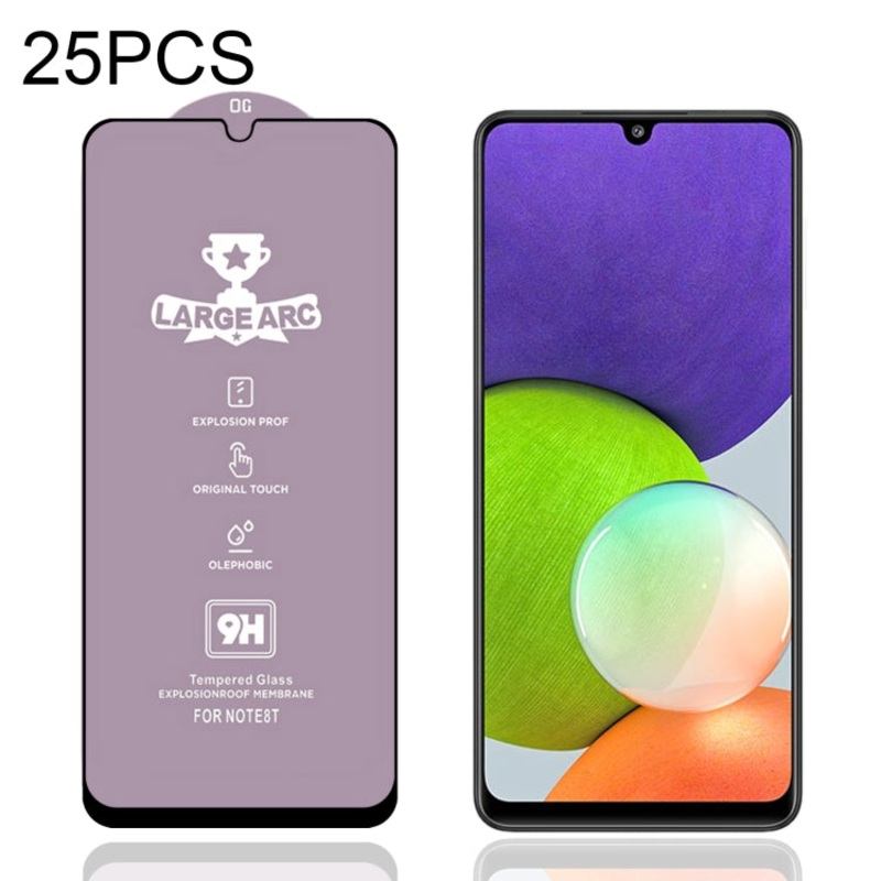 25 PCS 9H HD Alumina Tempered Glass Film For Samsung Galaxy A22 4G / A32 4G