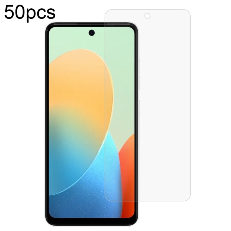 For Tecno Pop 8 50pcs 0.26mm 9H 2.5D Tempered Glass Film