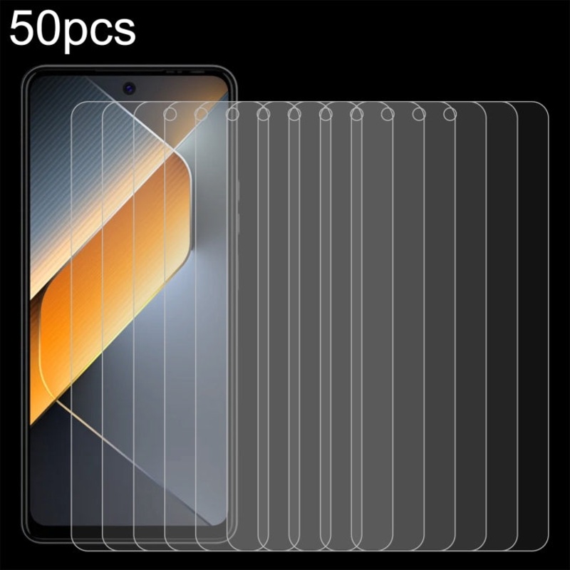 For Tecno Pova 6 Neo 50pcs 0.26mm 9H 2.5D Tempered Glass Film