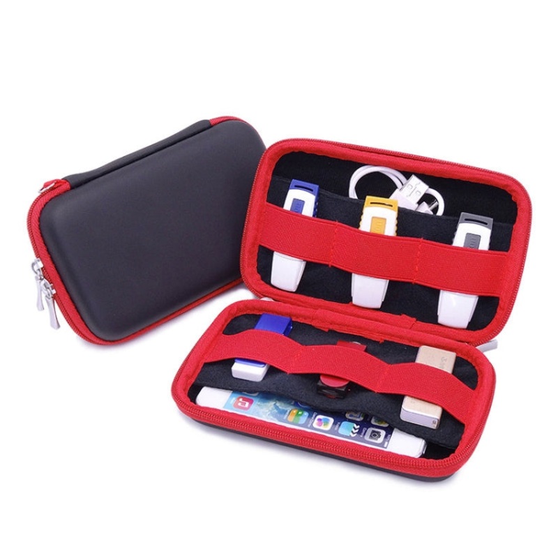 GH1318 Large 2.5 inch EVA Mobile Hard Disk Power Pack Mobile Phone U Drive Storage Bag