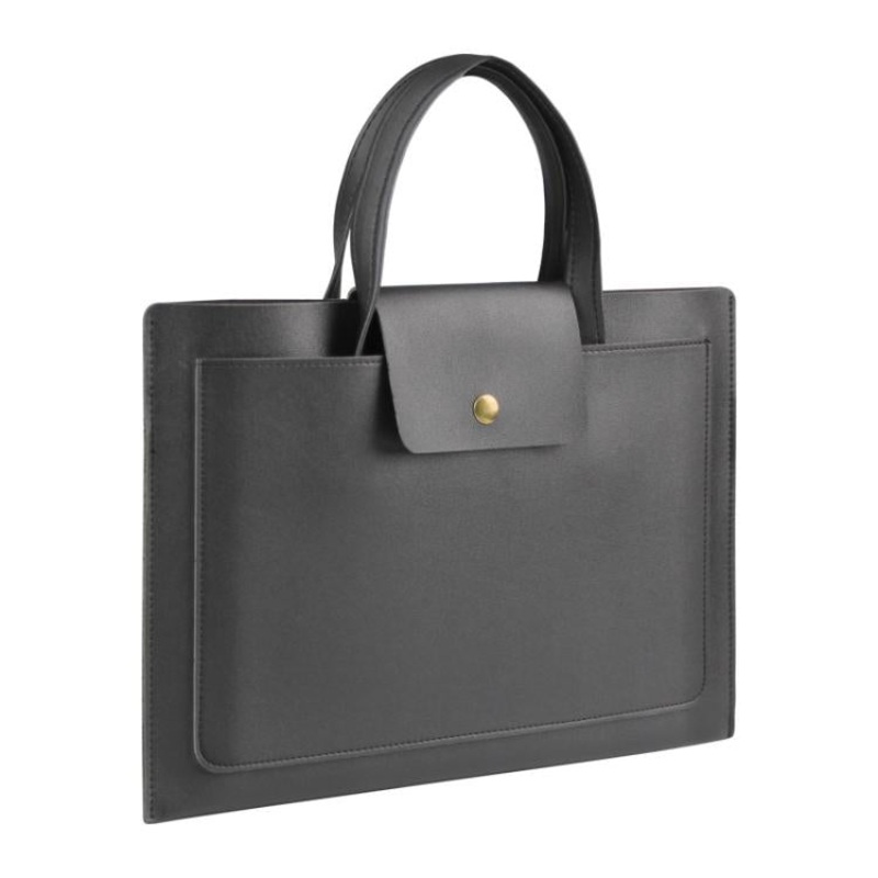 Laptop Computer Handbag For Ipad Macbook Lenovo Huawei Computer Inner Bag Briefcase, Spec: 13/14 inch(Black)