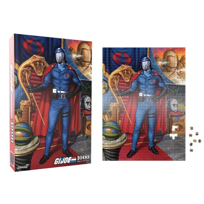Super7 1000pc G.I Joe Cobra Commander Puzzle PZGIJOW01