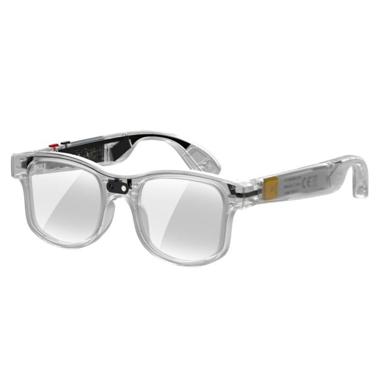 AIMB-G3 8MP Smart Voice Call AI Photo and Translation Glasses(Transparent Lenses Transparent Frame)