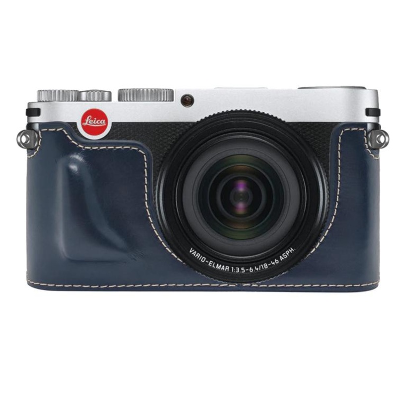 For Leica X Vario / TYP107 Vegan Leather Camera Half-Case Base(Black)