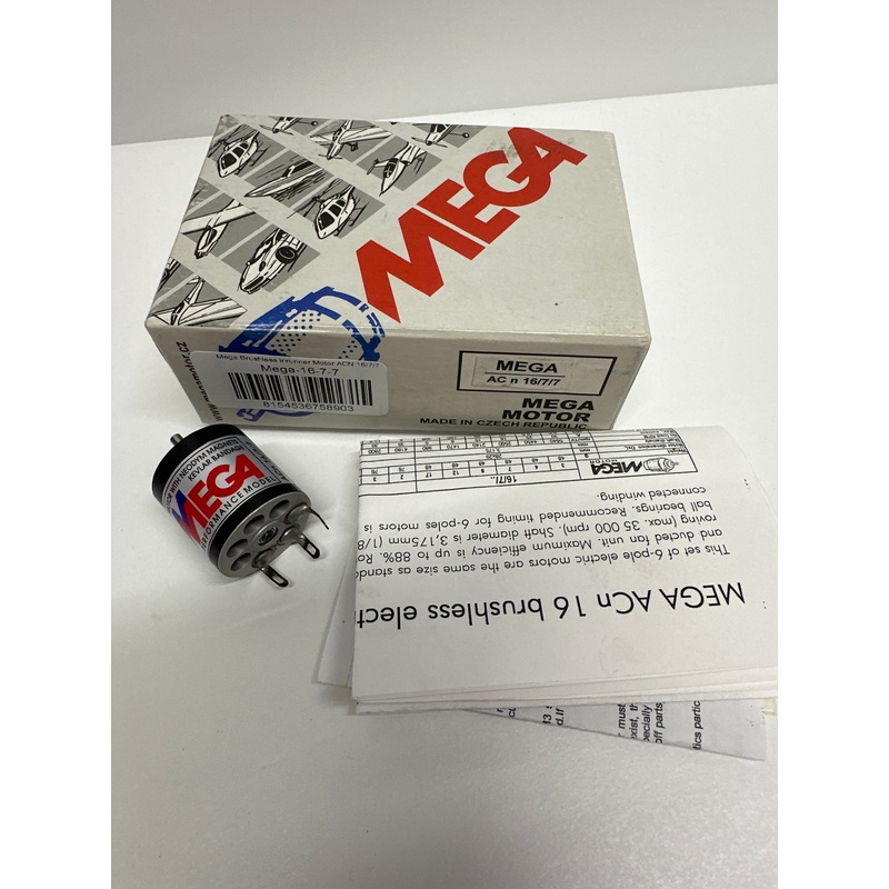Mega Brushless inrunner Motor ACN 16/7/7