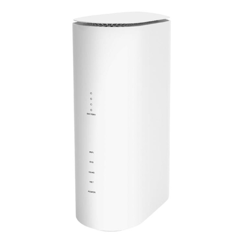 NR500 4000mAh Battery 5G CPE Router SIM Card Slot Dual Band WiFi 6 Gigabit Wireless Repeater, Plug:US Plug