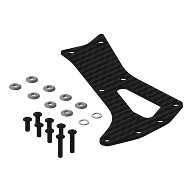 Thunder Tiger Spares Tomahawk CFRP Front Chassis Brace PD7717 (Box 49)