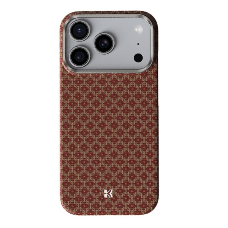 For iPhone 17 Pro Benks Color Shield C1 Classic Kevlar Woven Diamond MagSafe Phone Case(Orange)
