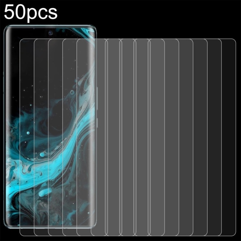 For Lava Blaze Curve 50pcs 0.26mm 9H 2.5D Tempered Glass Film