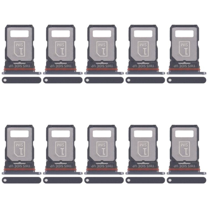 For Motorola Moto S30 Pro 10pcs Original SIM Card Tray + SIM Card Tray (Black)