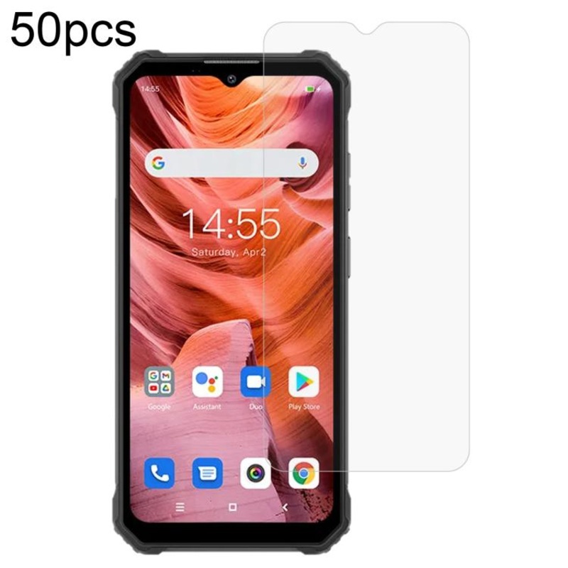 For Oukitel WP23 Plus 50pcs 0.26mm 9H 2.5D Tempered Glass Film