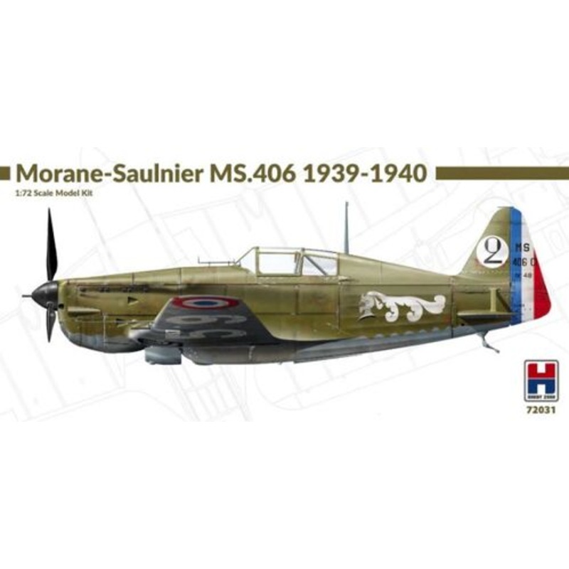 Hobby 2000 1/72 Morane-Saulnier MS.406 1939-1940 Kit 72031