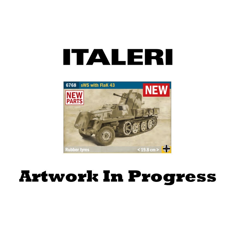 ITALERI 1/35 WS with FlaK 43 6768
