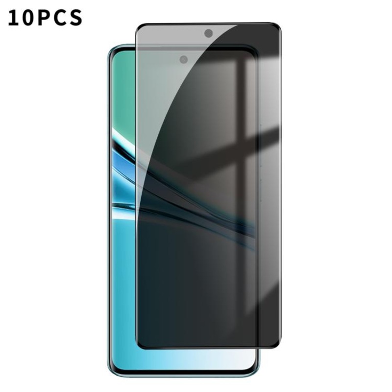 For Redmi Note 15 5G Global 164mm 10pcs Kalebol Curved High-Aluminum Screen-Printed Full-Coverage Anti-Fingerprint Black-Border Privacy Tempered Glass Film