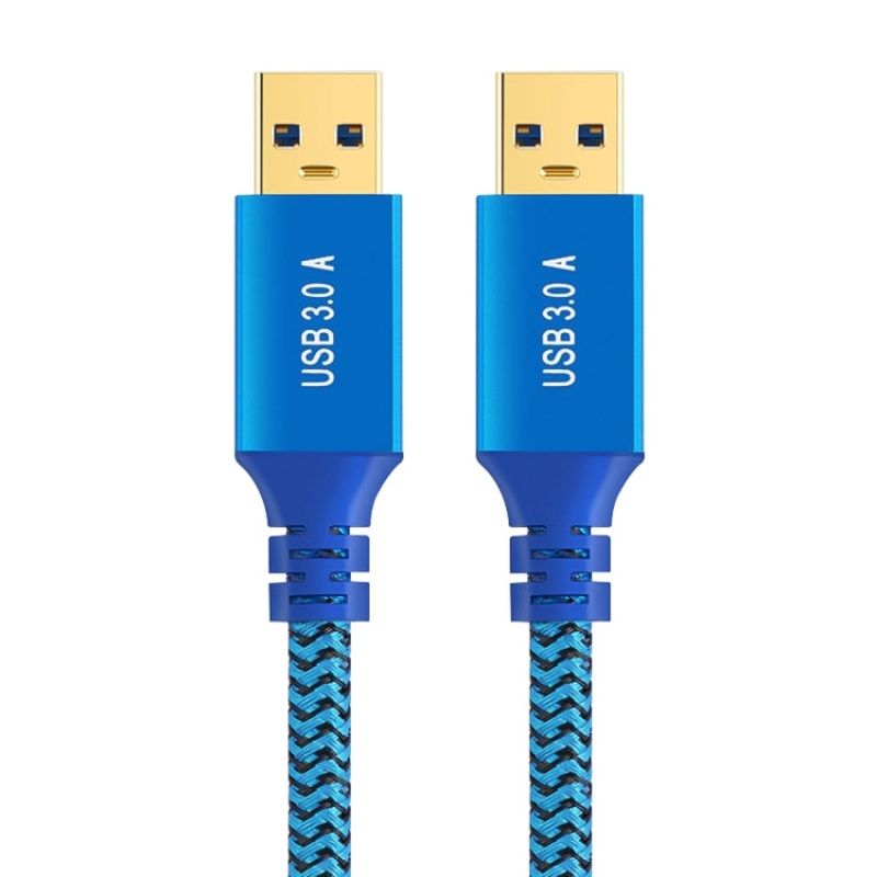 Printer / Hard Disk USB 3.0 Male to Male Connector Cable, Length:2m(Blue)