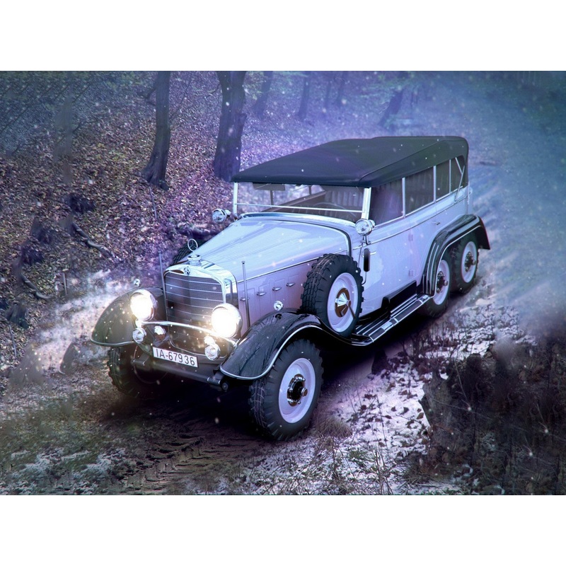Typ G4 Soft Top WWII German Personnel Car