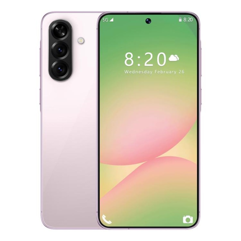 A56 / ZKA6, 4GB+64GB, 6.63 inch Android 12 MTK6762 Quad Core, Network: 4G, Dual SIM, Plug:UK Plug(Pink)