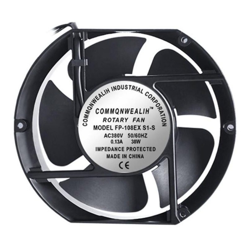 FP-108EX-S1-S 38W Axial Flow Fan Industrial AC Charging Pile & Electric Control Box Cooling Fan, Spec: 380V