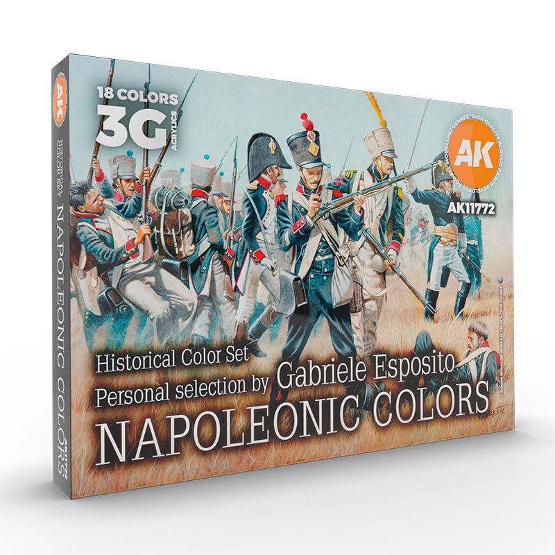 AK11772 AK Interactive HISTORICAL COLOR SET. NAPOLEONIC COLORS - SIGNATURE SET BY G