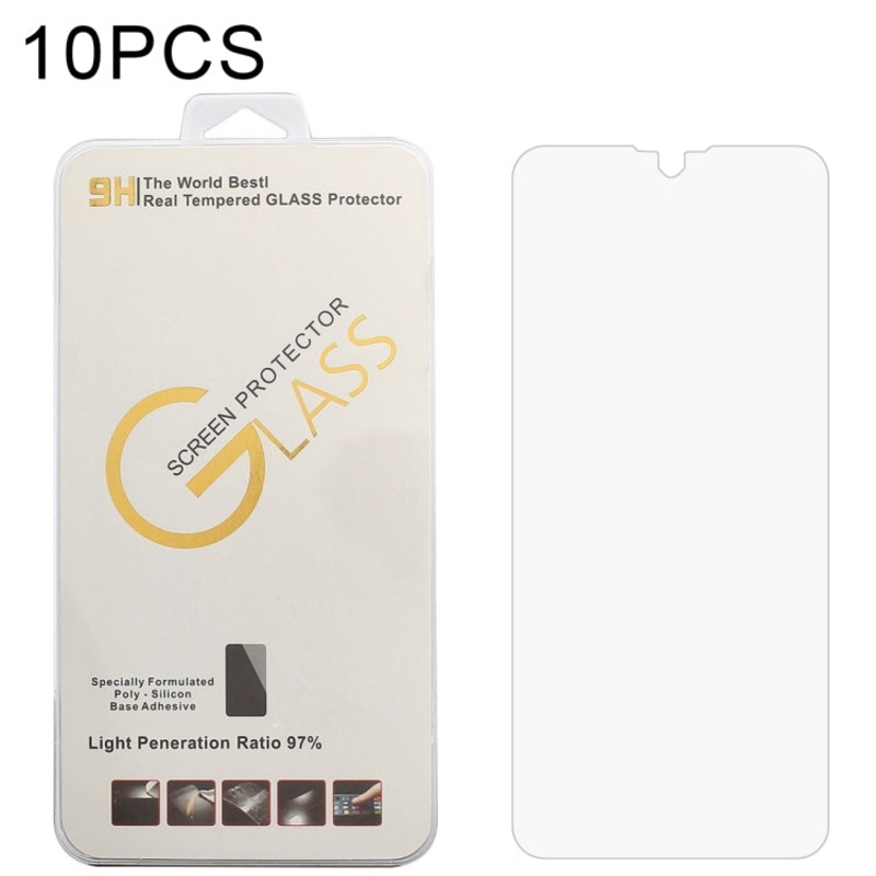For Cubot J8 10 PCS 0.26mm 9H 2.5D Tempered Glass Film
