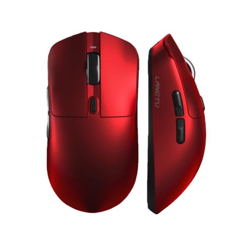 LANGTU M8 Triple-Mode Wireless Bluetooth Mouse Lightweight Gaming Mice(Red)